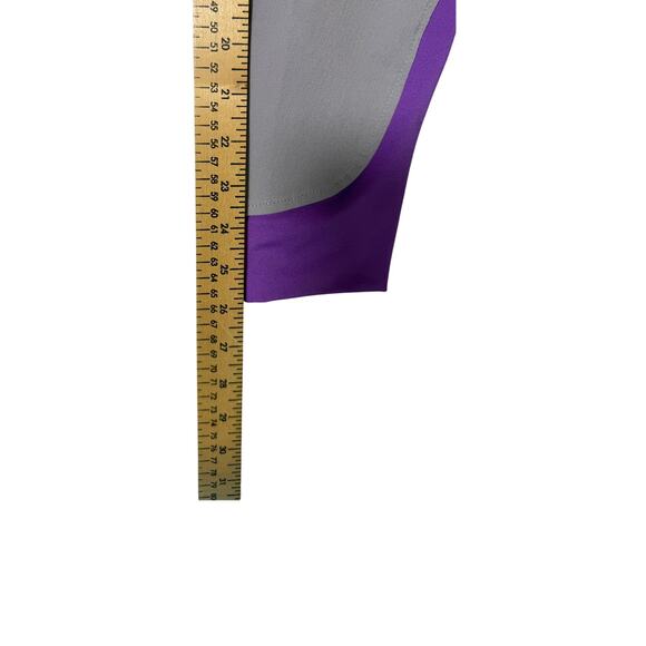 Dover Saddlery Wellesley Piped Knee Patch Breeches Purple Gray Equestrian 26 - Picture 6 of 12